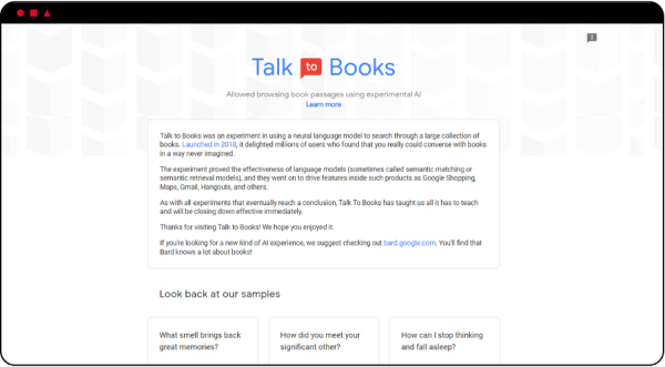 Talk To Books