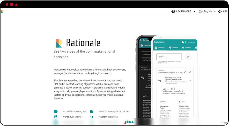 Rationale - Best AI Tool for Rationale is an app that helps entrepren ...