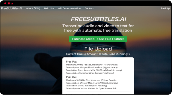 Free Subtitles AI
