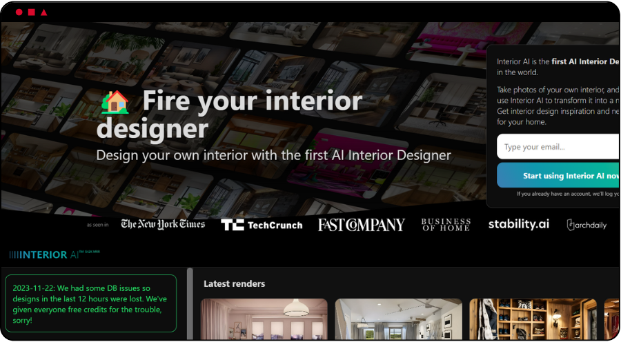 InteriorAI - Best AI Tool for Get interior design ideas using Artifici ...