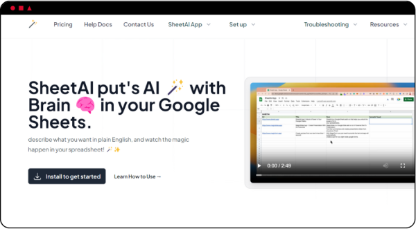 Sheet AI