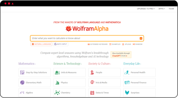 WolframAlpha