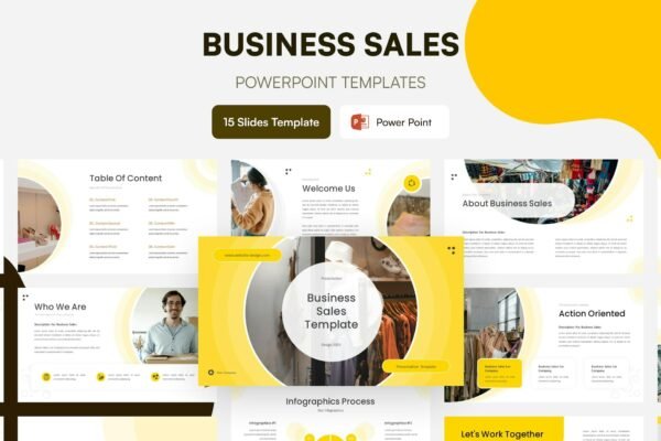 Business Sales Presentation Template Powerpoint