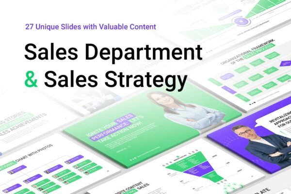 Sales Department and Sales Strategy for PowerPoint