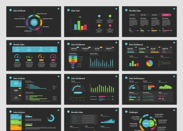 Sales Data PowerPoint Presentation Template