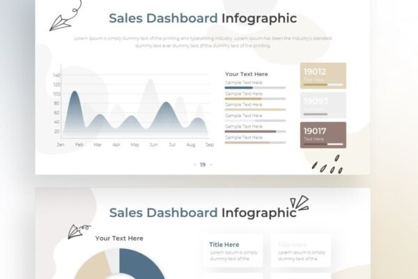 Sales Dashboard Infographic PowerPoint