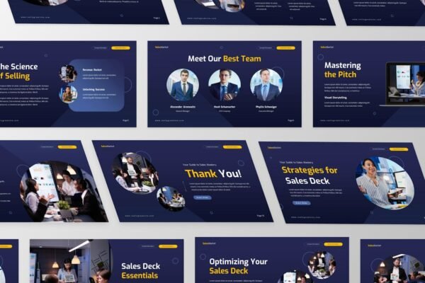 Sales Strategy - Sales Deck PowerPoint Template