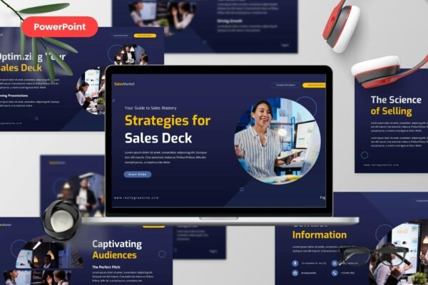 Sales Strategy - Sales Deck PowerPoint Template