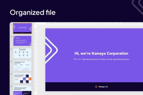 Kamaya Sales Presentation Template - Powerpoint