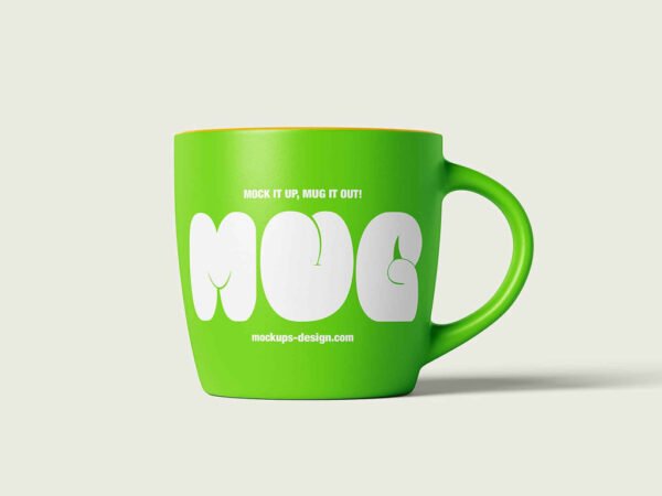 Ceramic Matt Mug Mockup