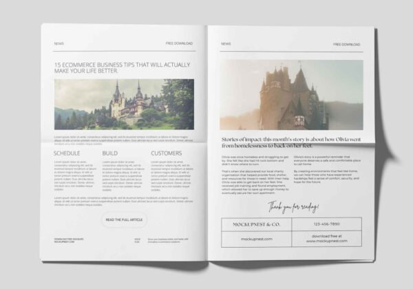 Classic Newspaper Mockup