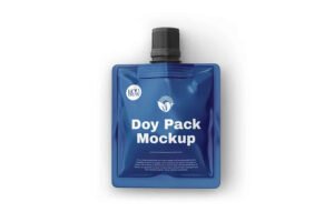 Doypack Pouch Packaging Mockup
