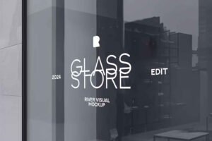 Glass Storefront Mockup