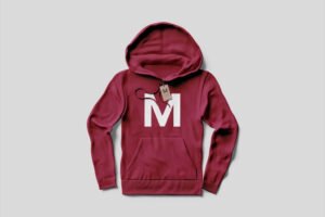 Hoodie with Tag Mockup
