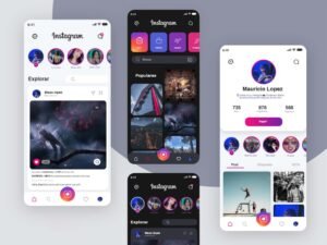 Free Instagram Redesign UI Template (XD)