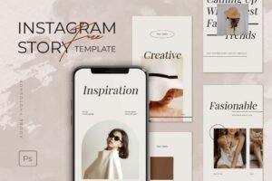 Free Instagram Story Template (PSD)