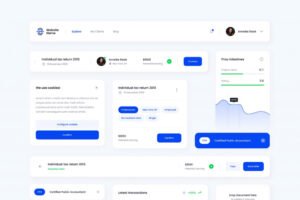 Free Platform Design Card UI Template (FIG)