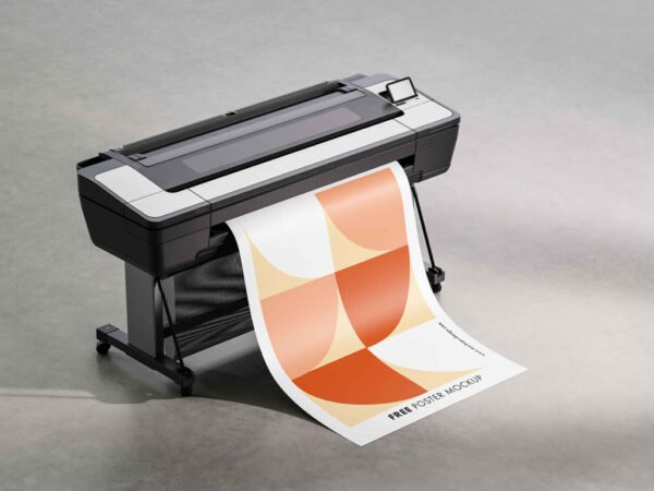 Printing Poster Mockup