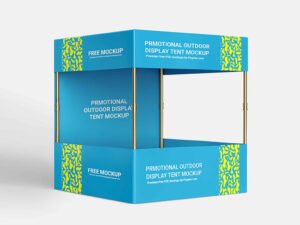 Promotional Outdoor Display Tent Mockup