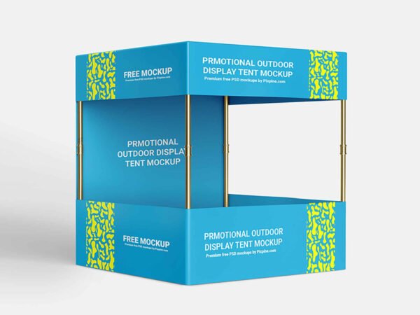Promotional Outdoor Display Tent Mockup