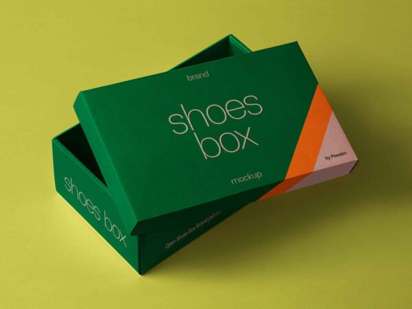 Shoes Branding Box Mockup
