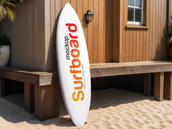Simple Surfboard Mockup