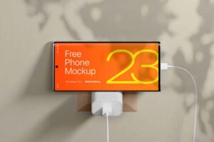 Smartphone Galaxy S23 Mockup