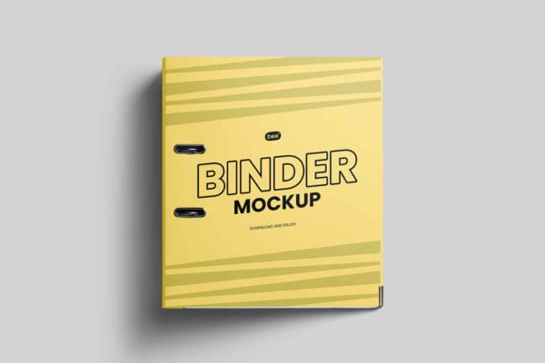 Stationery Binder Mockup
