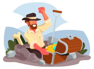 Free Treasure Hunter Illustration (AI)