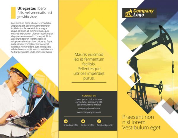 Free Trifold Flyer Template (PSD)