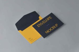 Two Small Envelopes Mockup