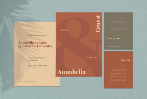 Pre-designed Wedding Invitation Template (AI) (Copy)