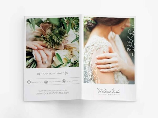 Wedding Photography Bifold Template (PSD, AI)