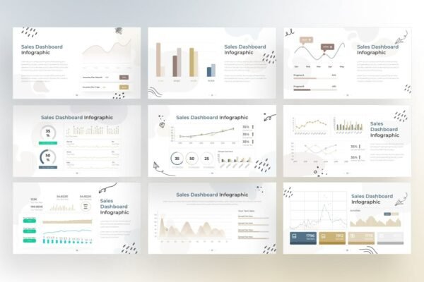 Sales Dashboard Infographic PowerPoint