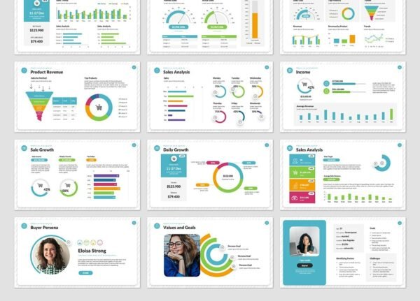 Sales Data PowerPoint Presentation Template