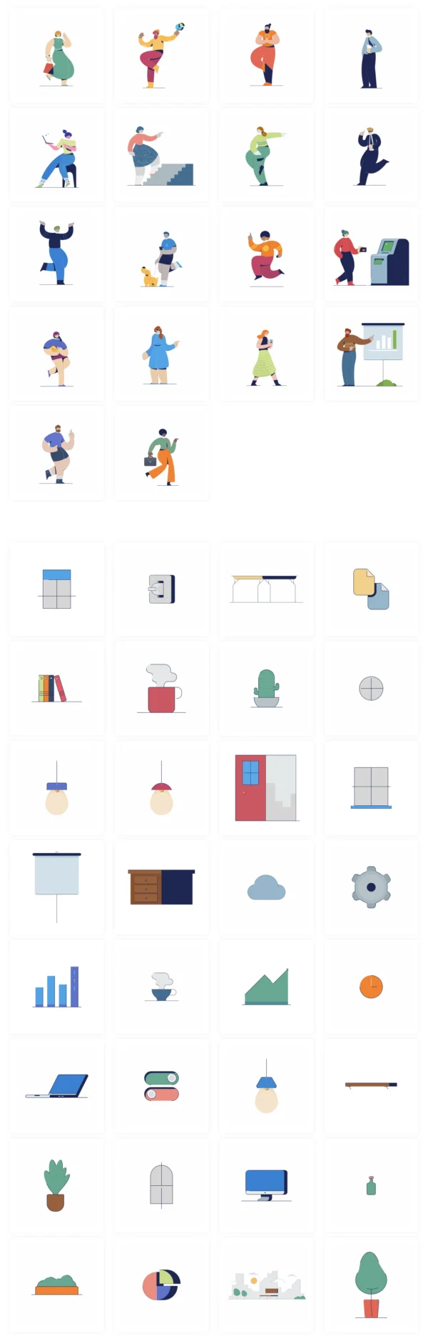 Daily - 50 Free Illustrations