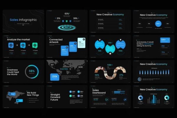 Business Sales Infographic PowerPoint Template