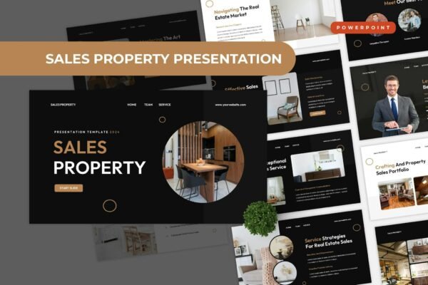 Sales Property Powerpoint Template