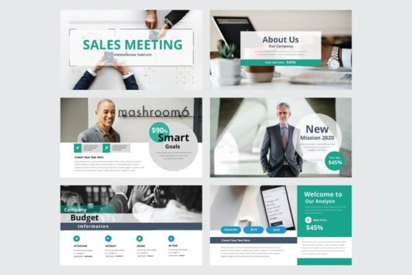 SALES MEETING - Powerpoint V233