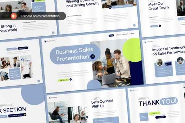 Business Sales Presentation PowerPoint