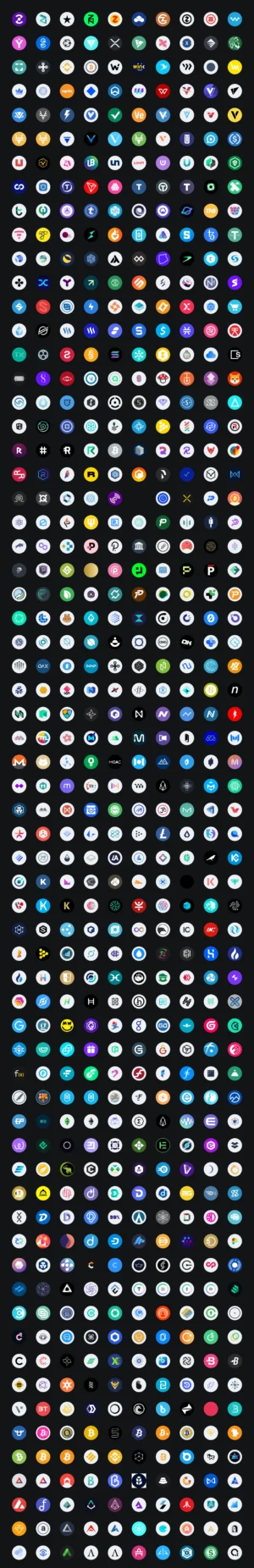 Free 579 Cryptocurrency Vector Logos