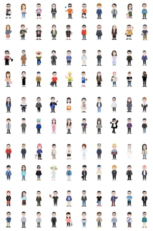 GEE! ME - 100 Illustration Characters