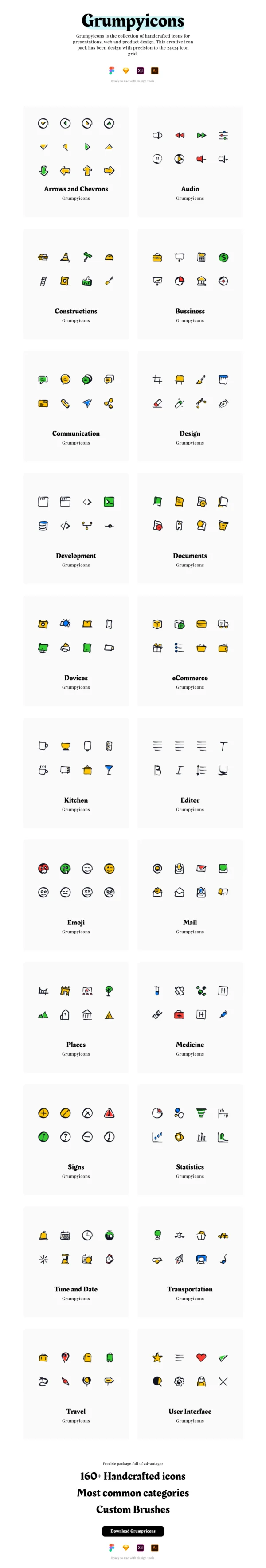Grumpyicons Free Icons Pack