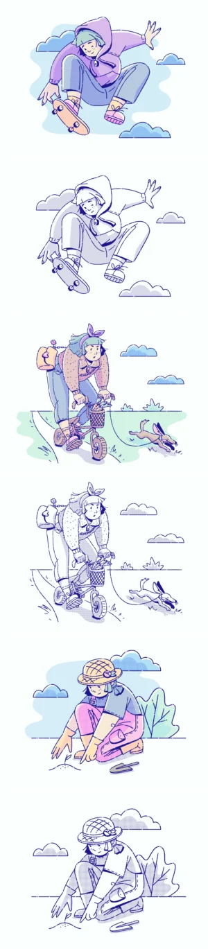 Halftone Free Illustrations