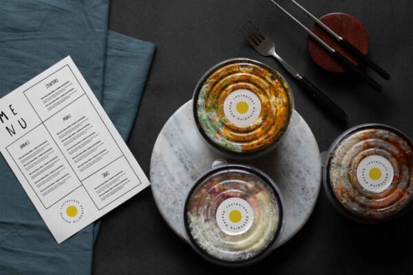 Restaurant Packaging Mockup