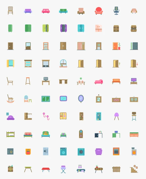 Transport & Household Free Icon Pack