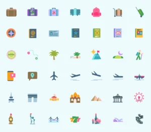 Travel Free Icon Pack