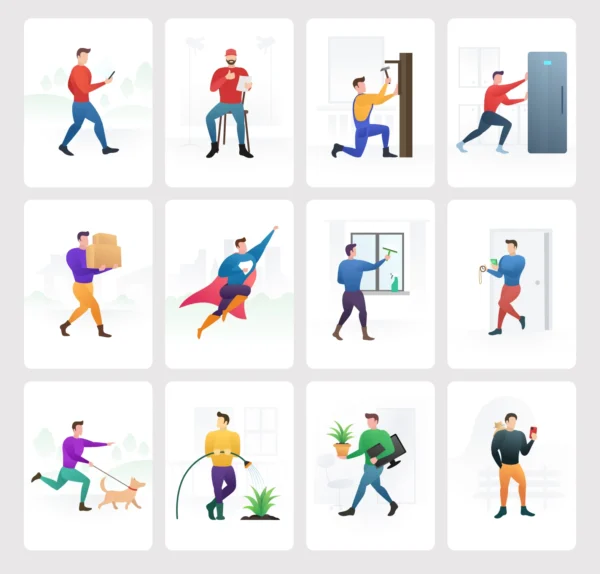 Your Home Helper - Free Illustrations Pack