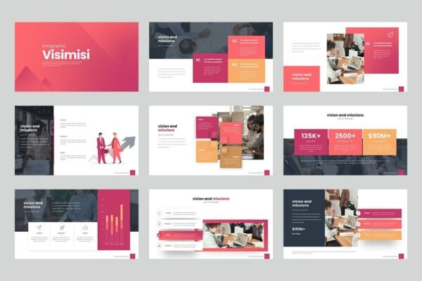 Visimisi Infographic PowerPoint