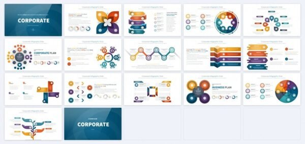 Corporate - PowerPoint Infographics Slides